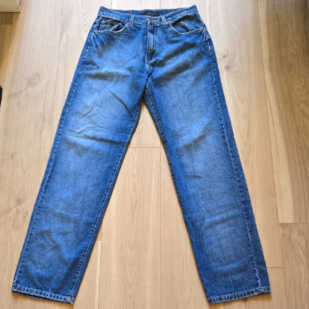 Calvin Klein Blue Straight Jeans Classic Style